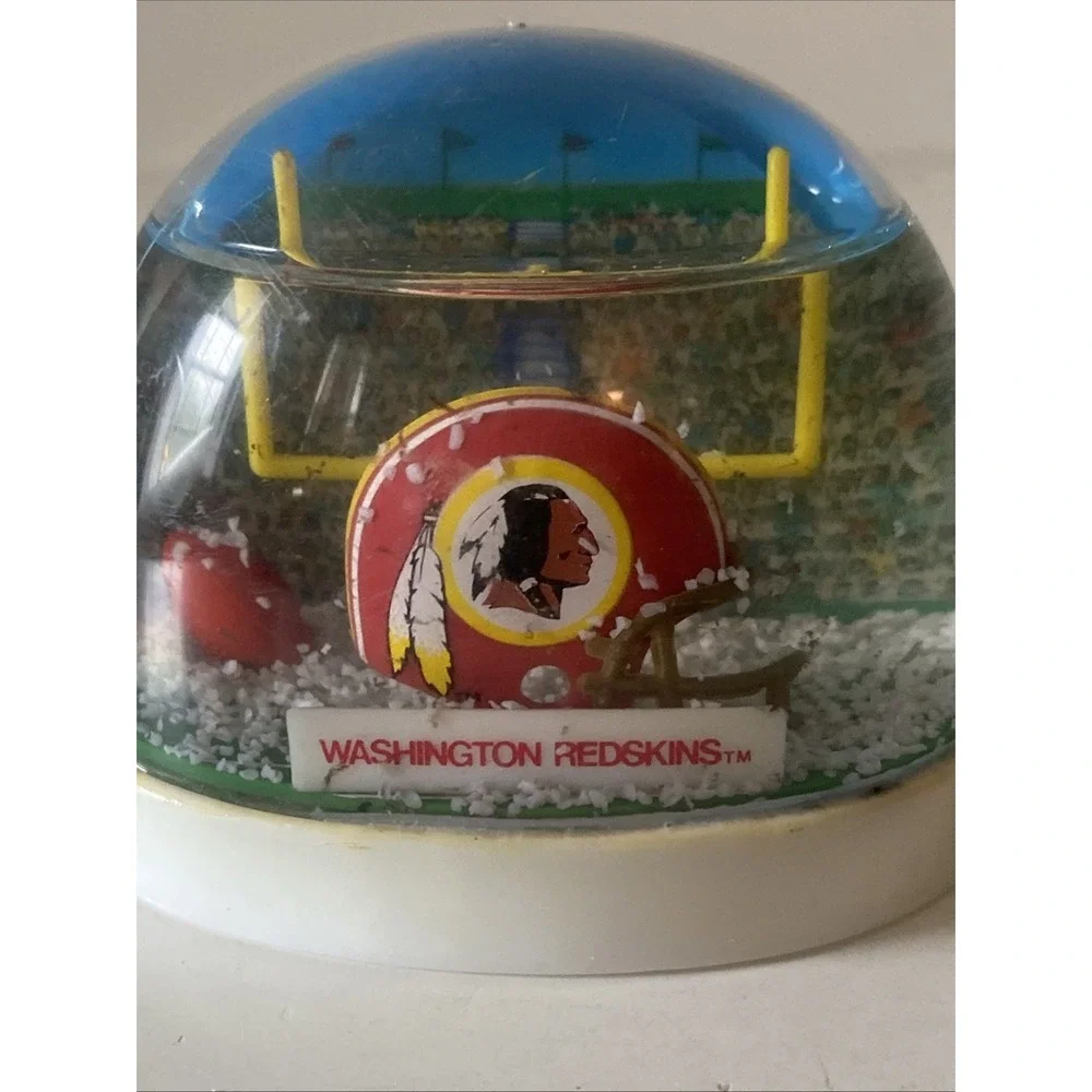 Washington Redskins Snow Globe Fan Dome NFL Licensed Rare
